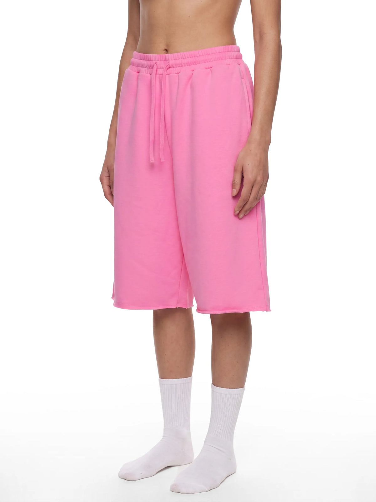 Loose Raw Edge Shorts