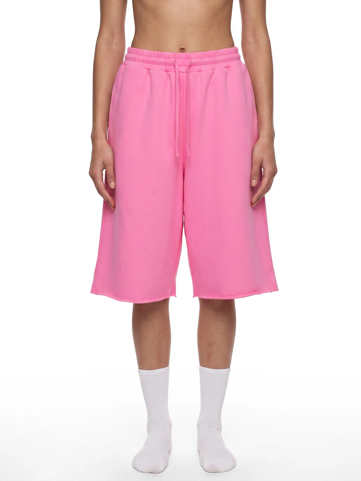 Loose Raw Edge Shorts