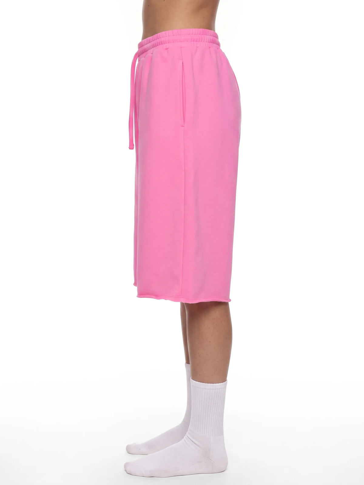 Loose Raw Edge Shorts