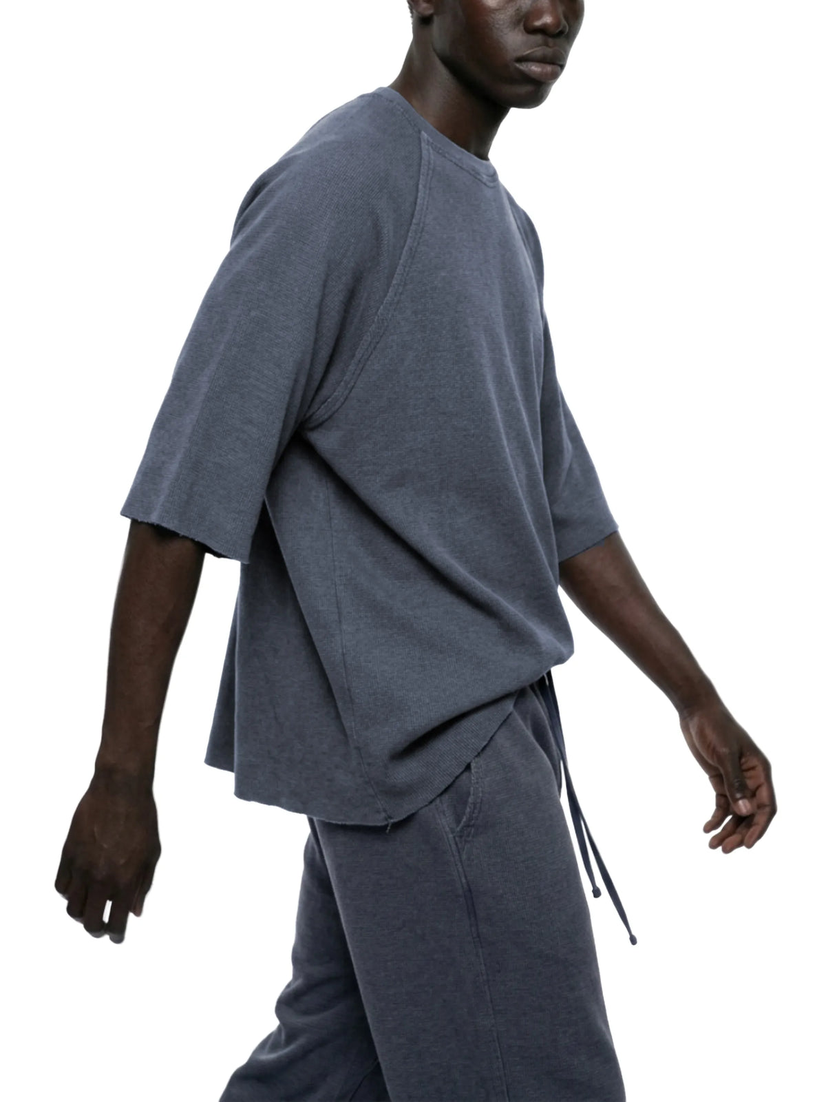 Mineral Wash Boxy Waffle T-Shirt
