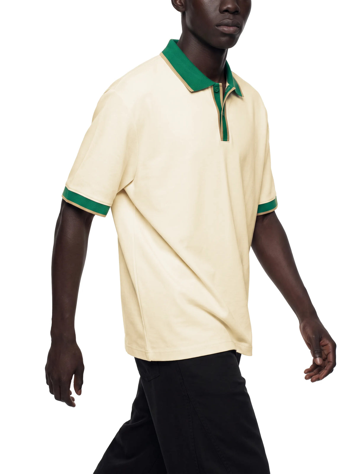 Color Block Polo Shirt