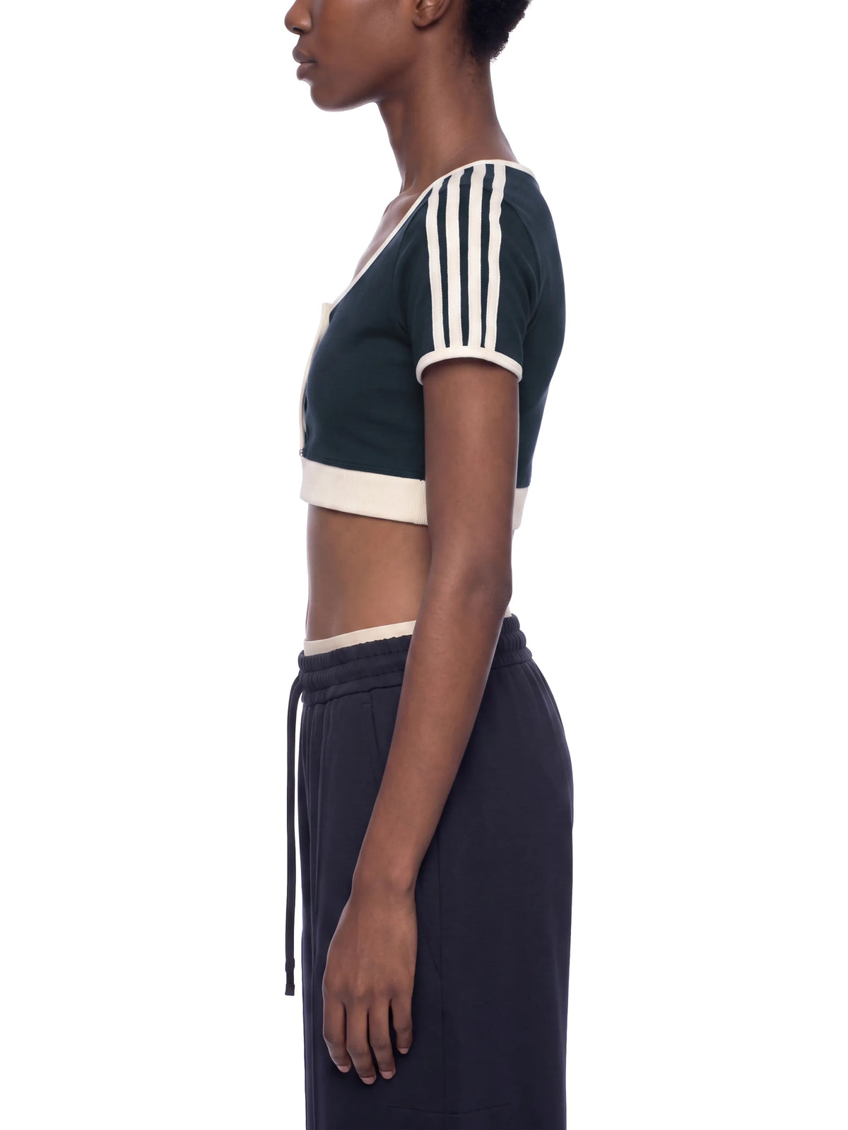Color Block Crop T-Shirt