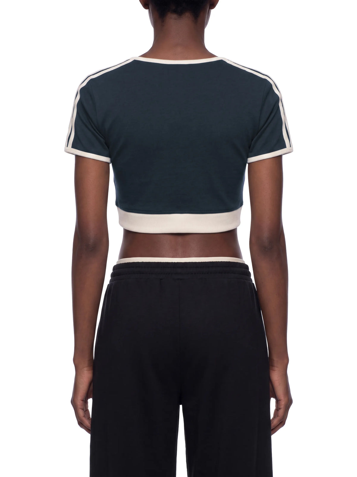 Color Block Crop T-Shirt