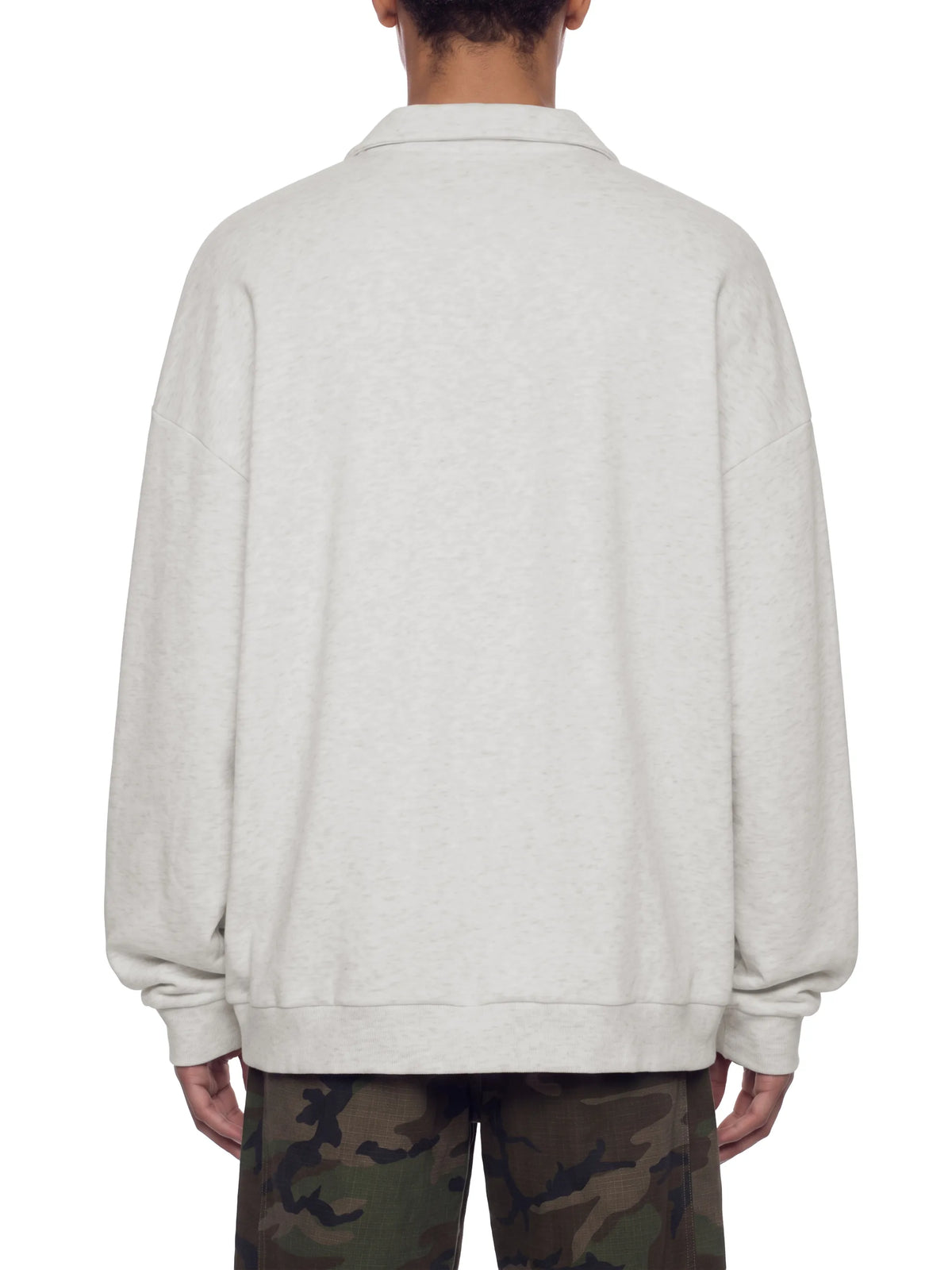 Oversized Collared Sweatshirt