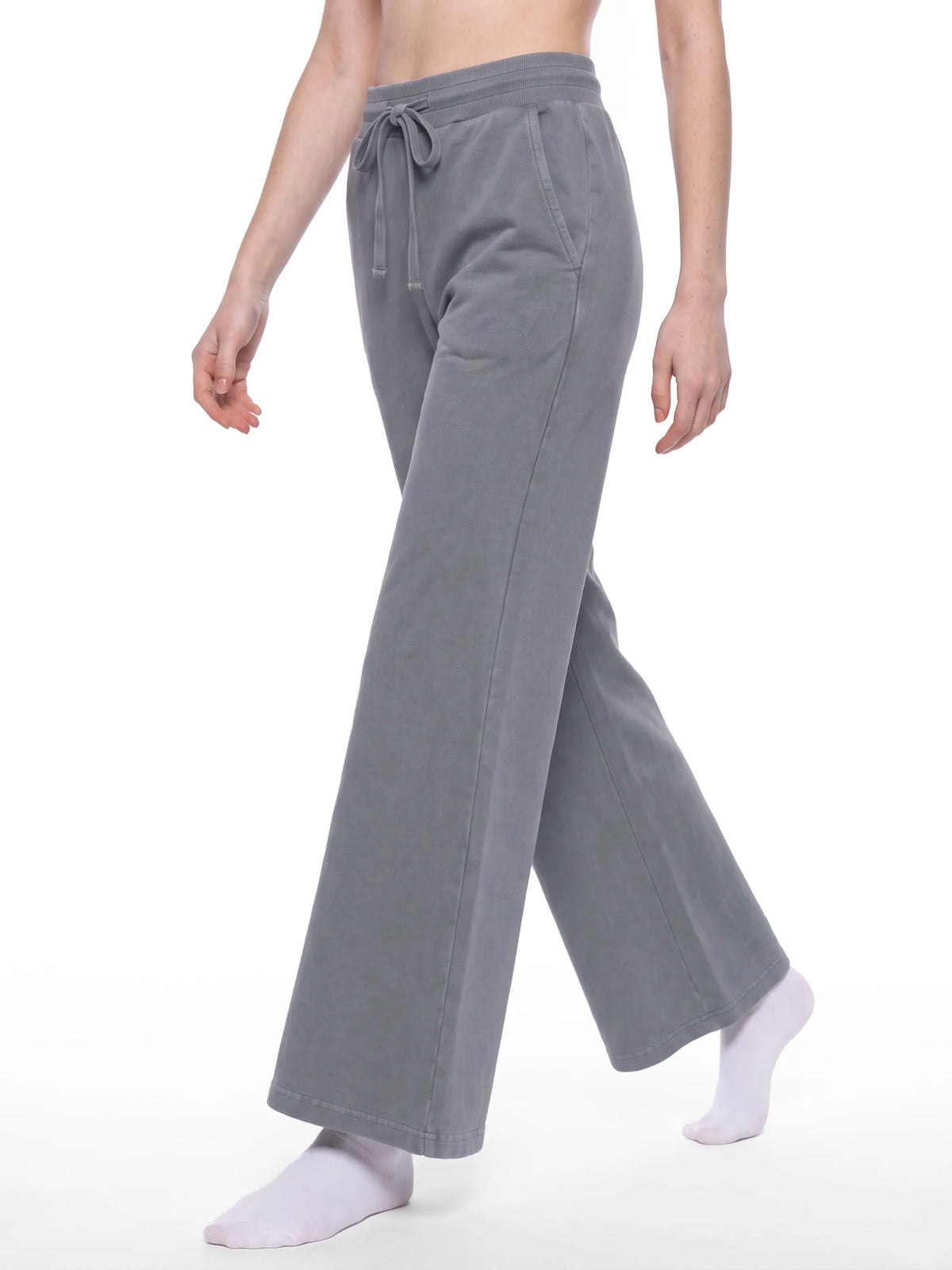 Vintage Wash Flared Sweatpants