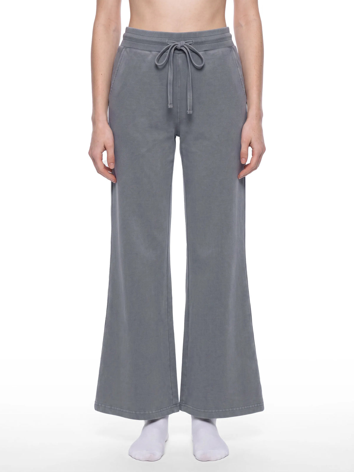 Vintage Wash Flared Sweatpants