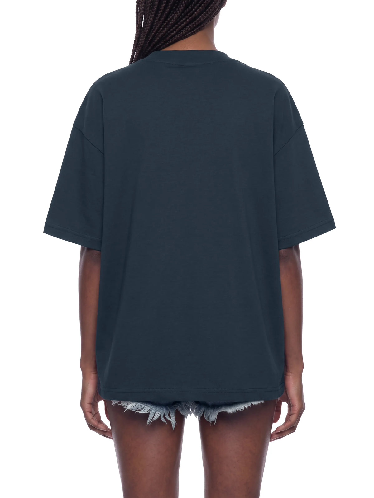 Oversized Piping Henley T-Shirt