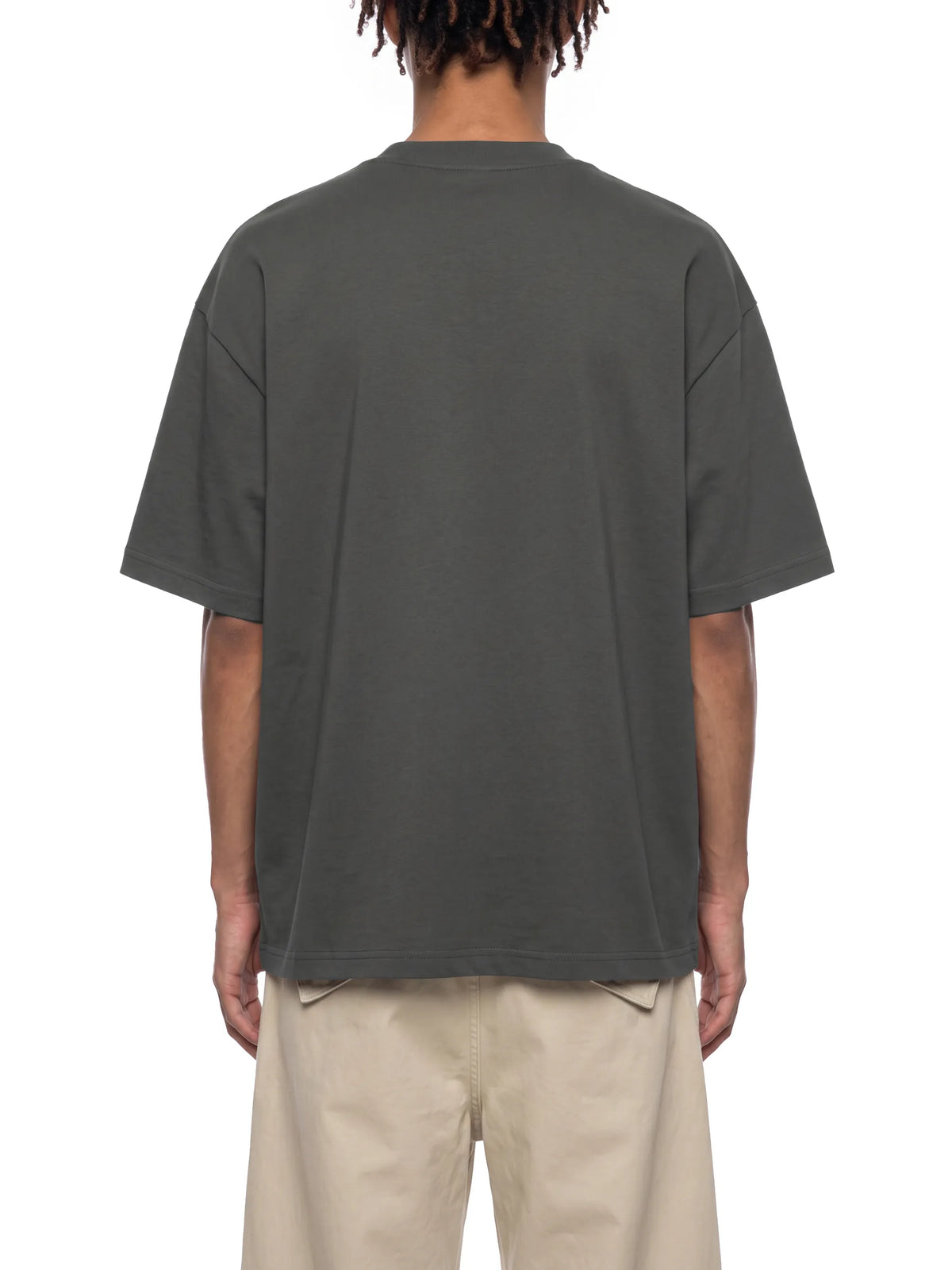 Oversized Piping Henley T-Shirt