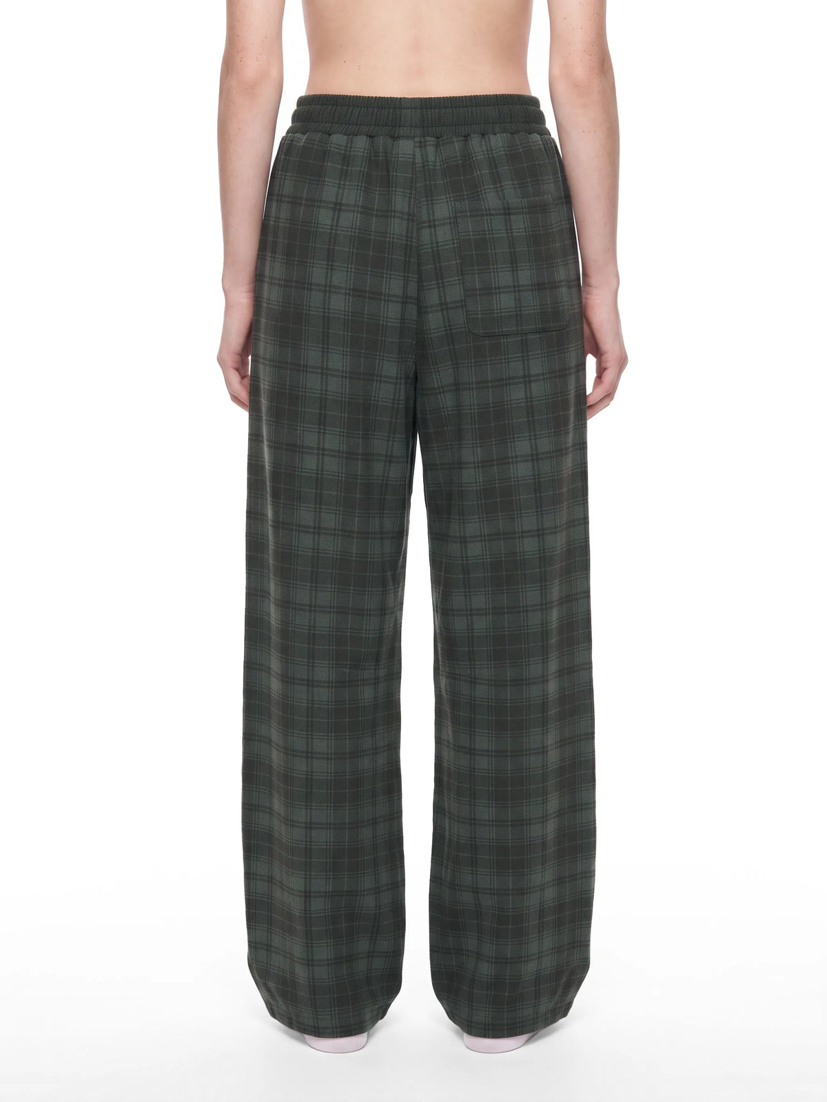 Plaid Straight Leg Pants