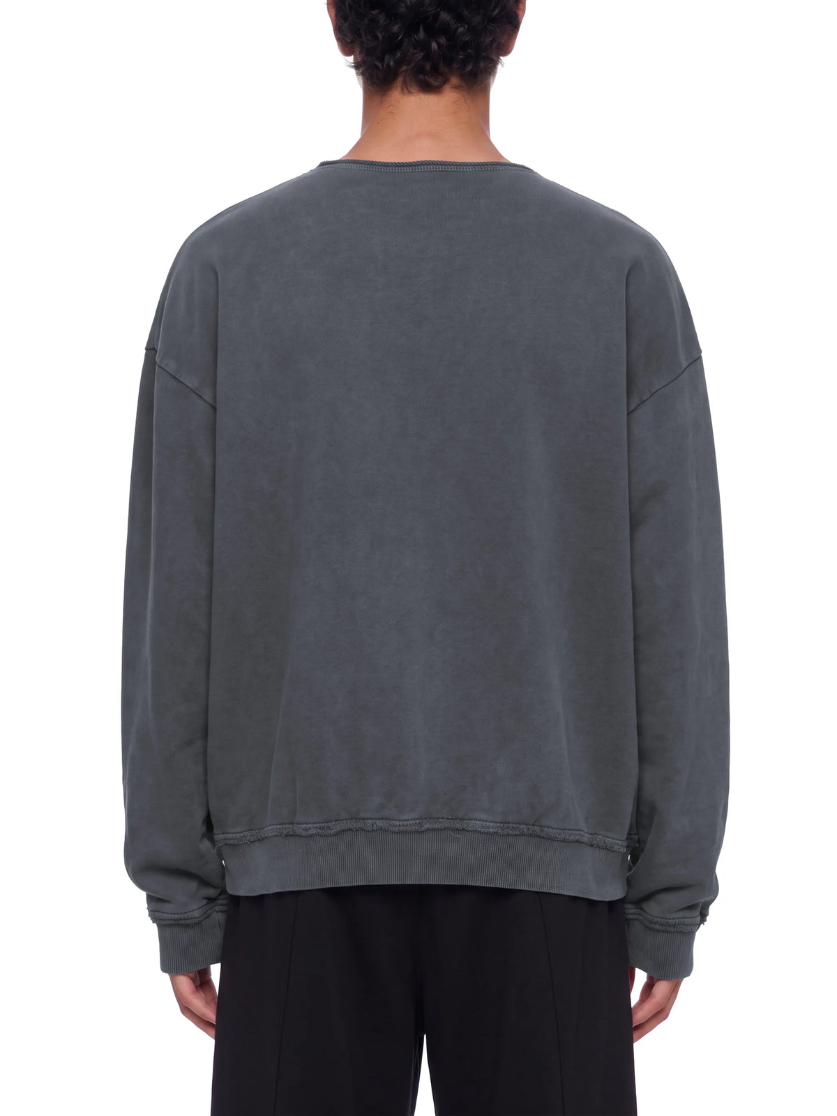 Raw Edge Crewneck Sweatshirt