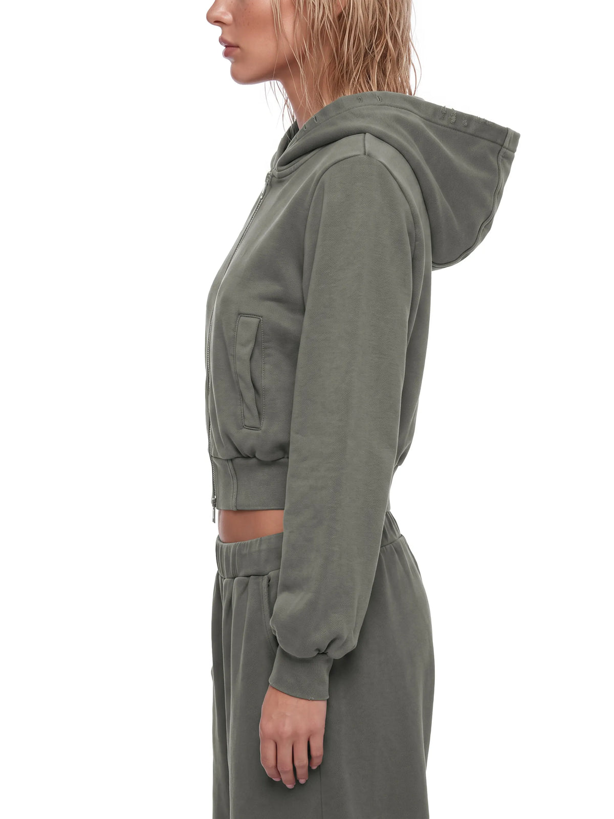 Vintage Wash Full Zip Hoodie