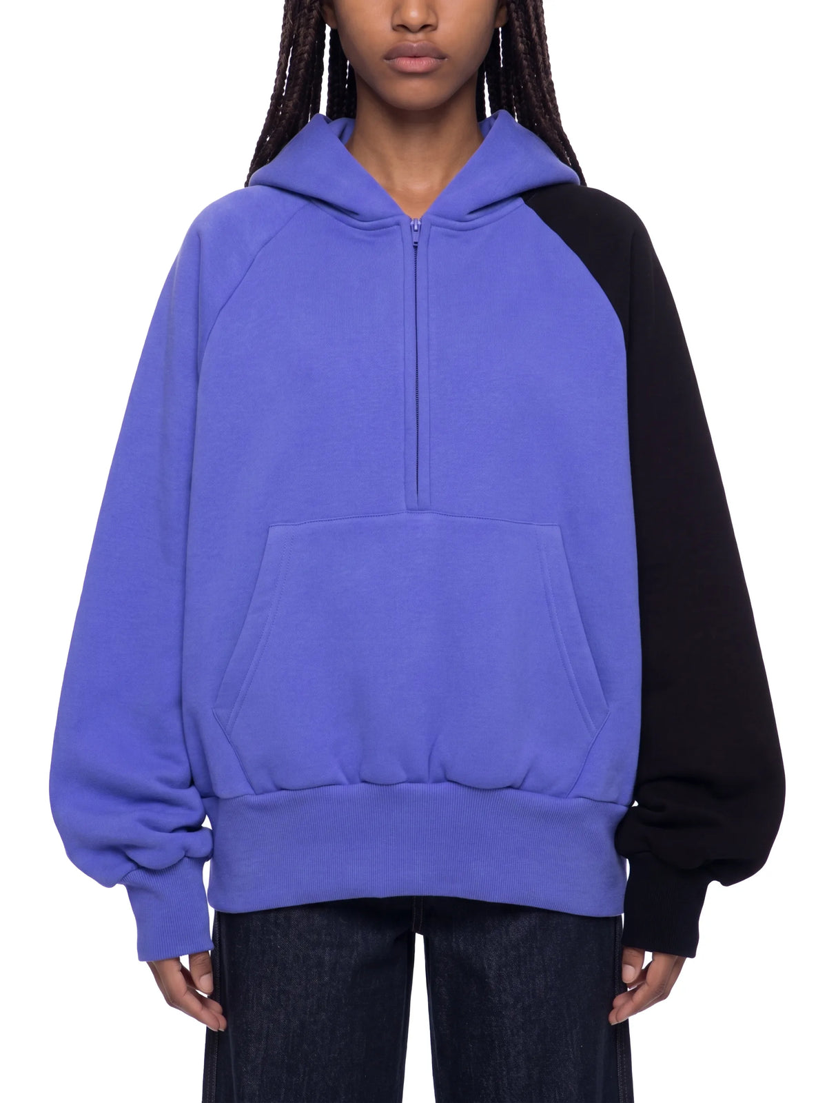 Color-Block Fleece Hoodie