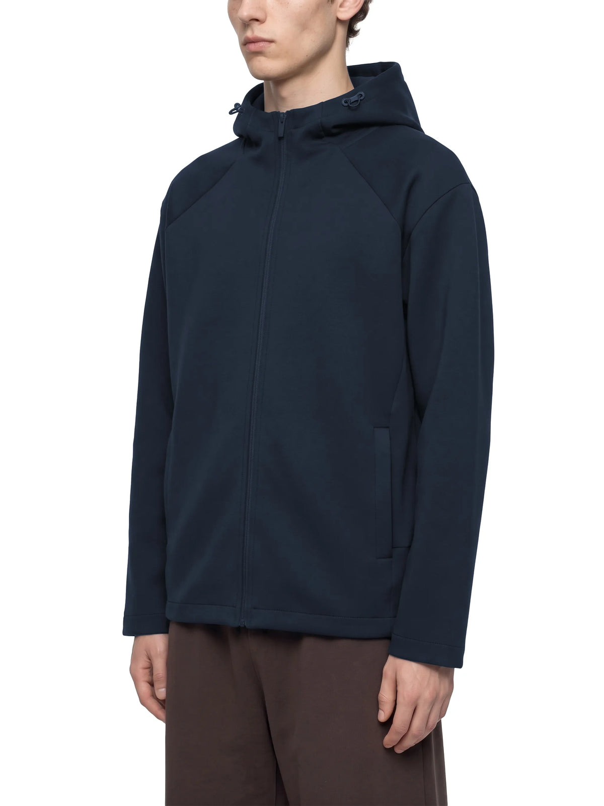 Paneled Full Zip Hoodie