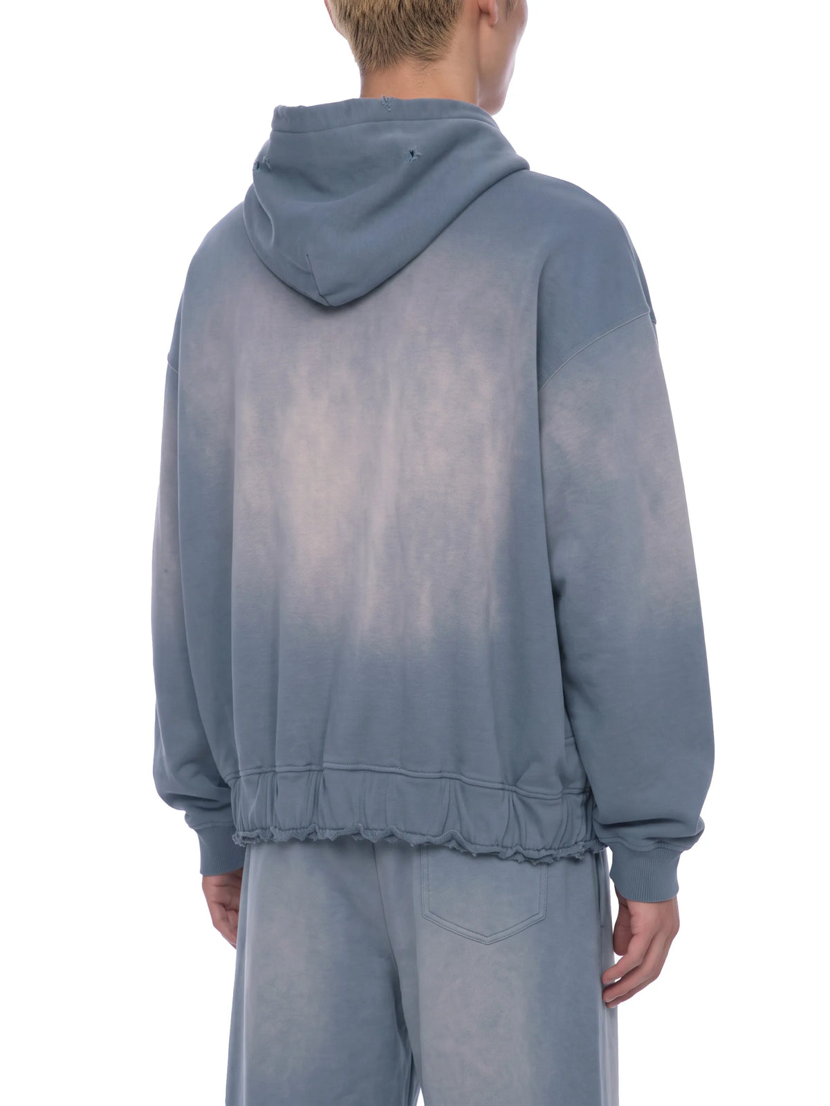 Sunfade Ripped Boxy Hoodie