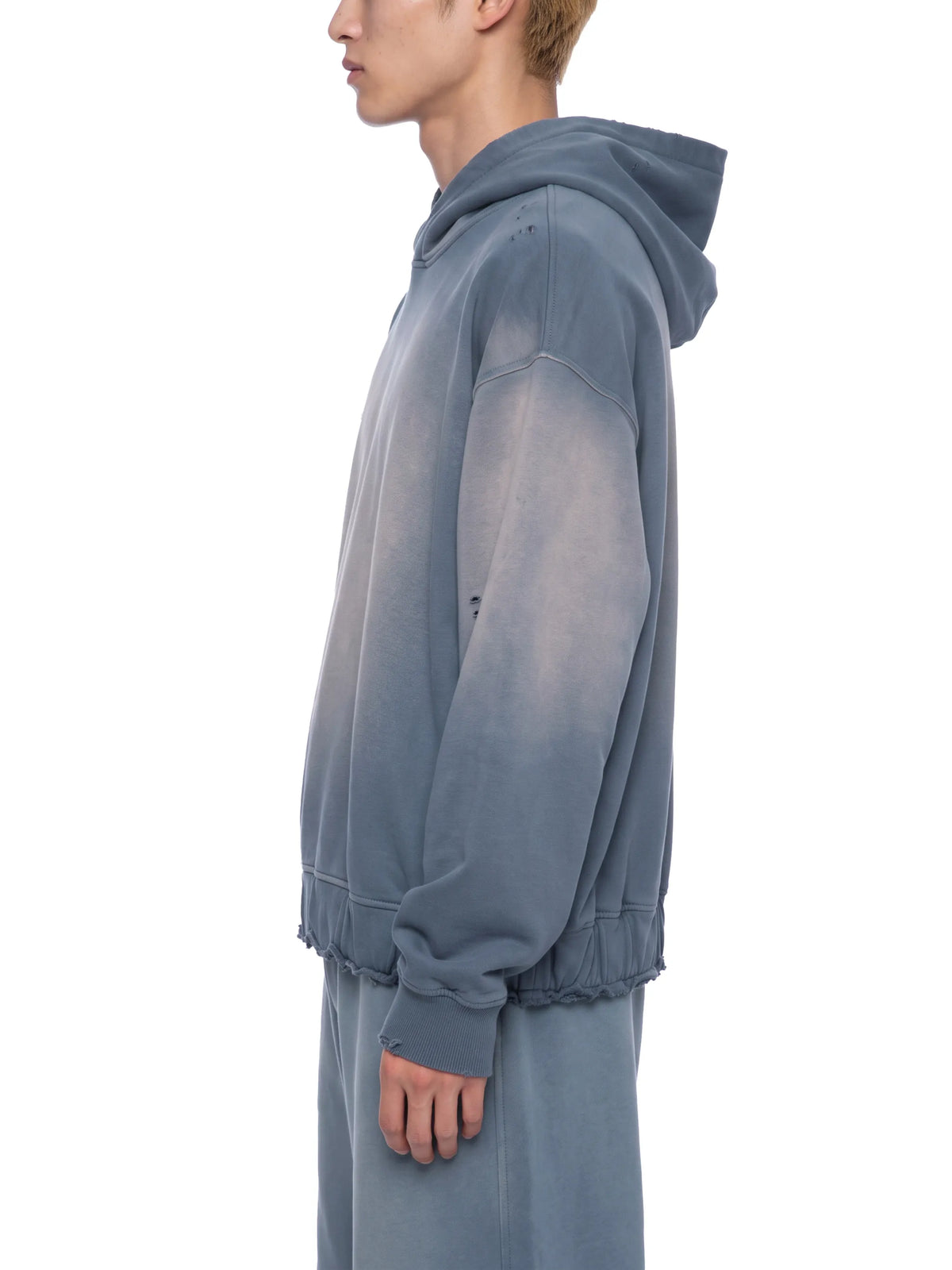 Sunfade Ripped Boxy Hoodie