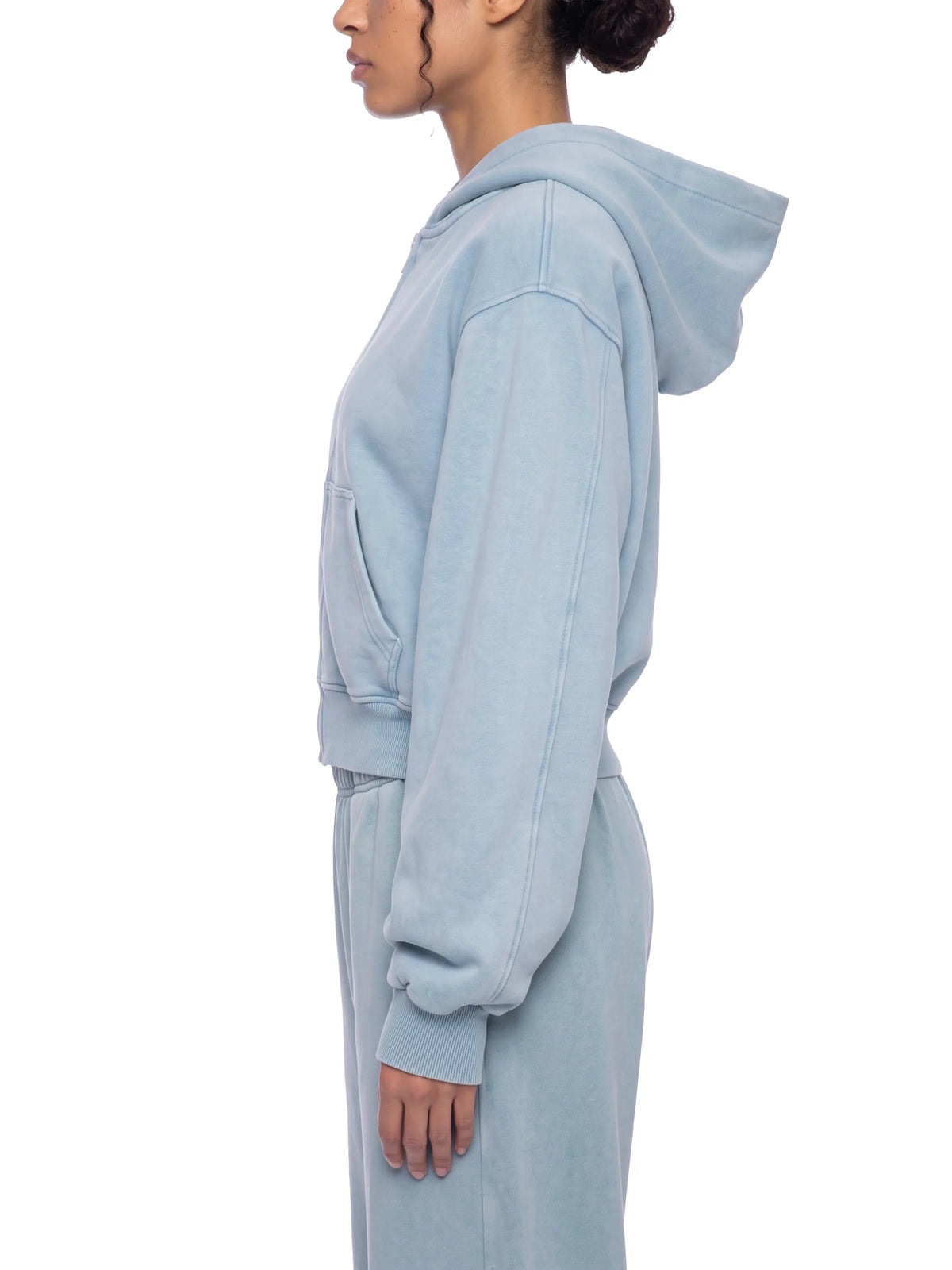 Mineral Wash Full Zip Hoodie