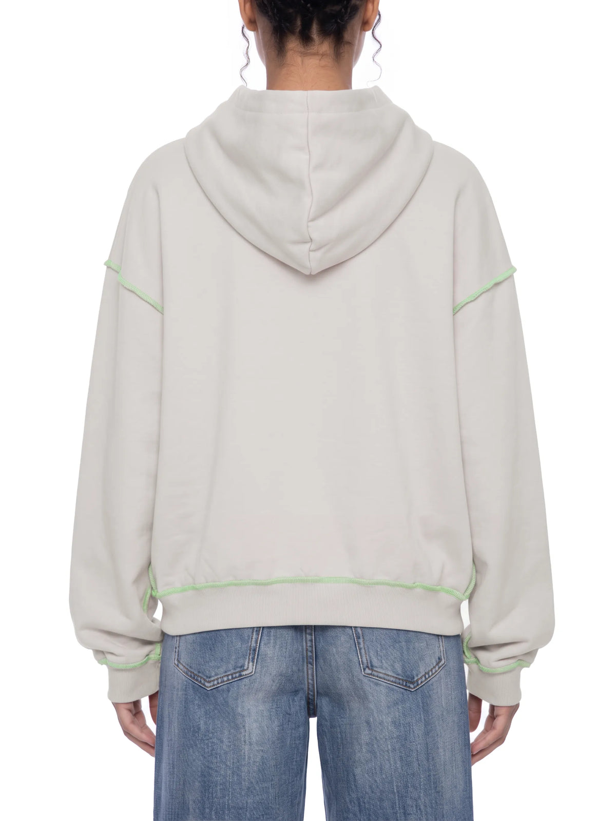 Boxy Heavyweight Topstitch Hoodie