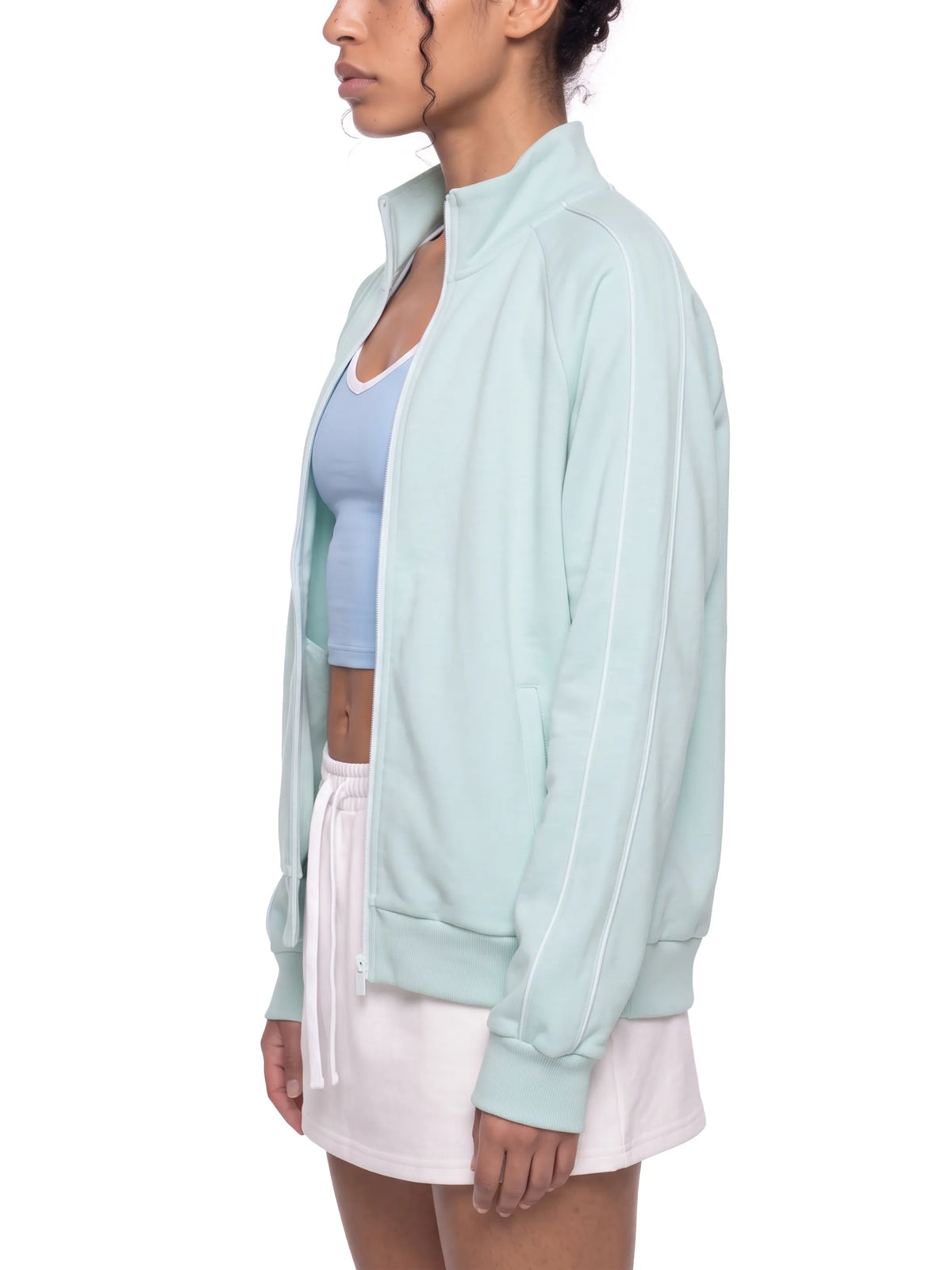 Color Block Track Jacket