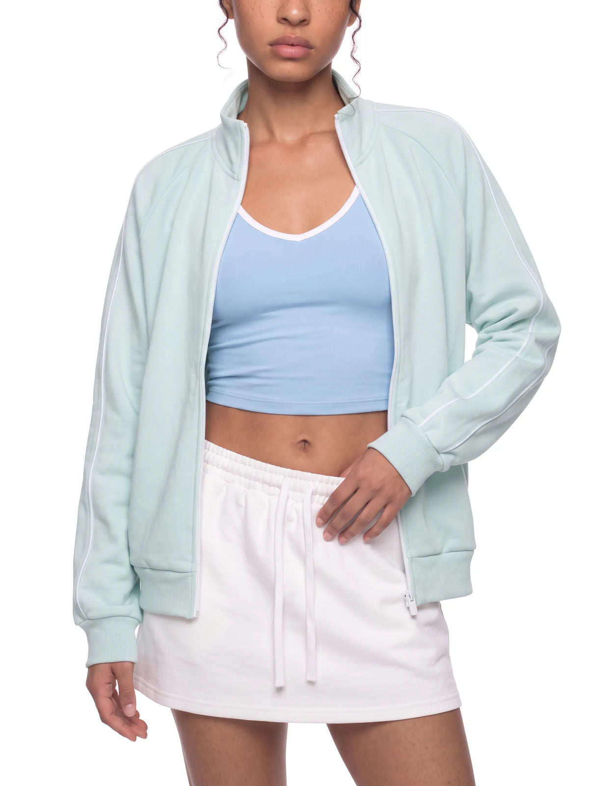 Color Block Track Jacket