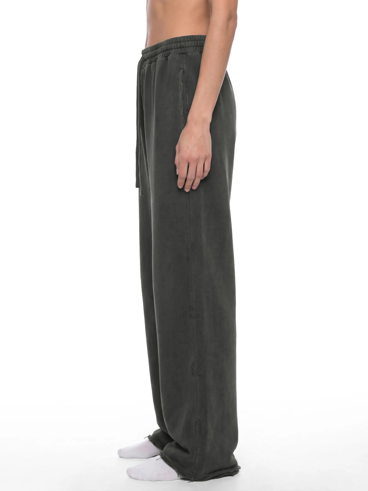 Vintage Wash Raw Edge Sweatpants