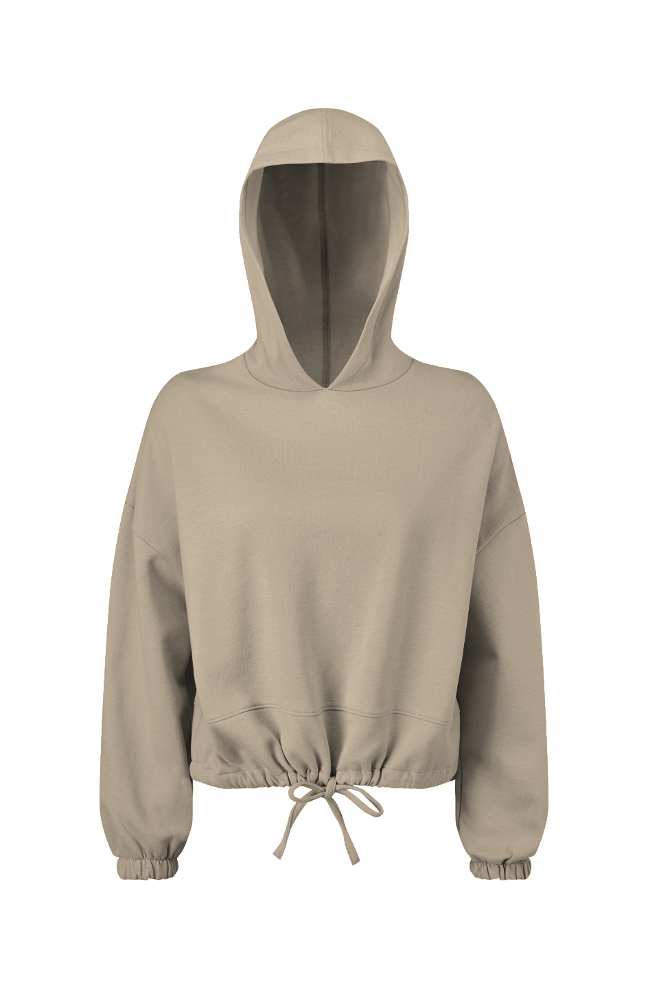 Oversized Crop Hoodie