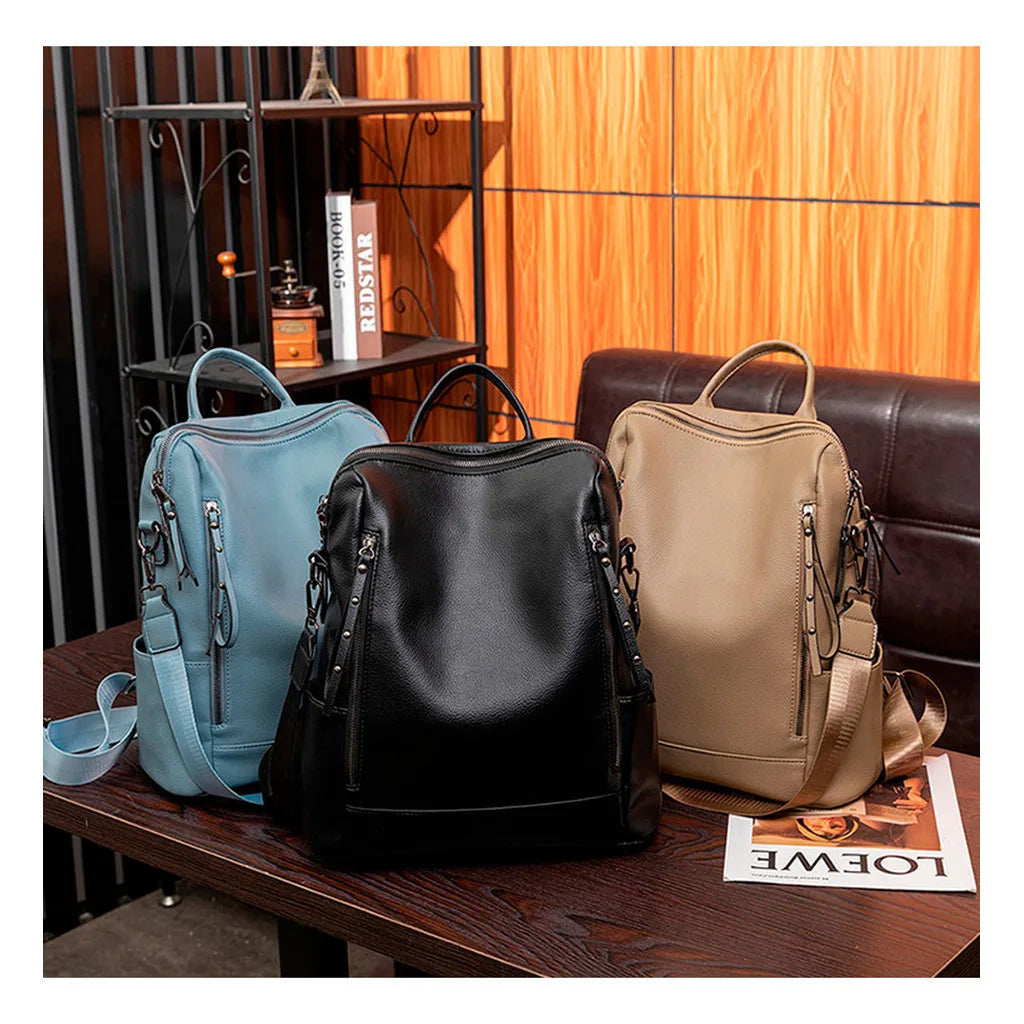 Women's PU Leather Backpack