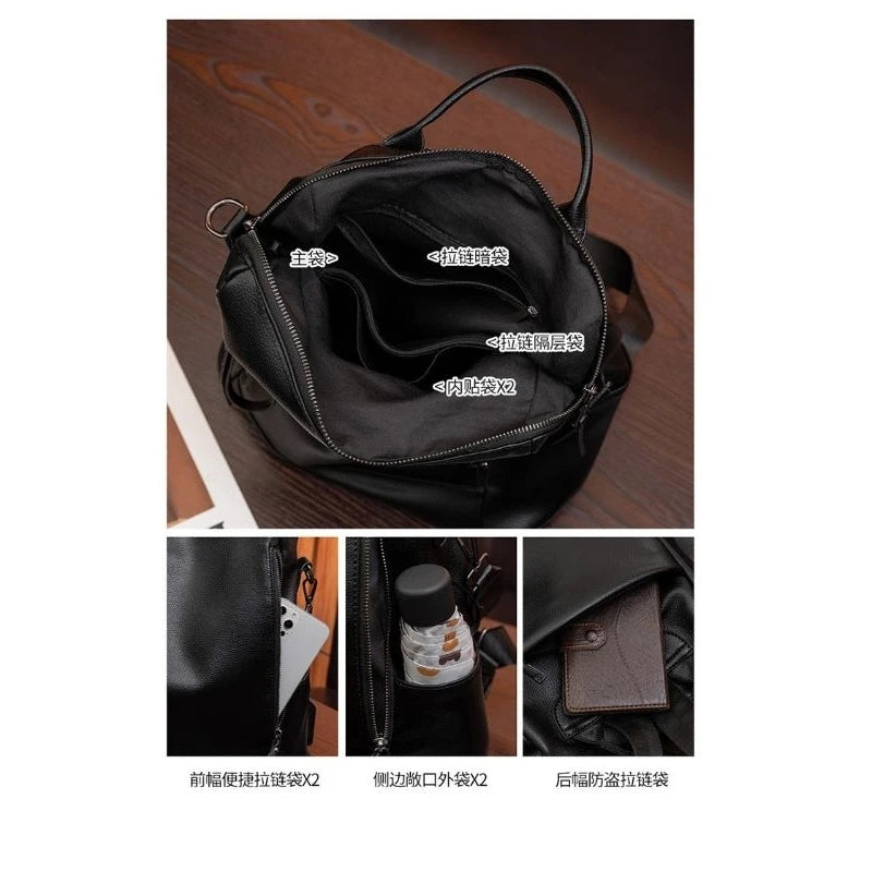 Women's PU Leather Backpack