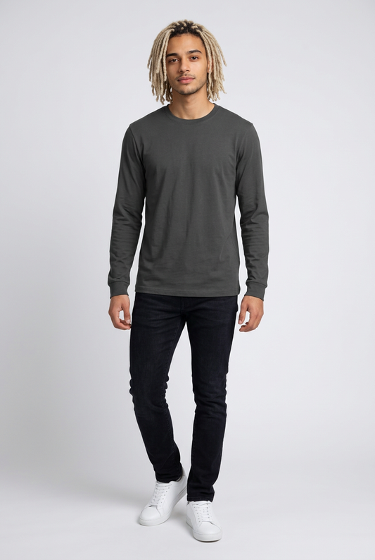 Heavyweight long sleeve Tee | Cotton Tee
