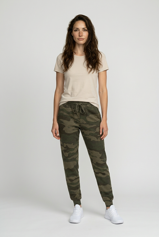 Camo Sweatpants | Washed Cotton Sweatpants