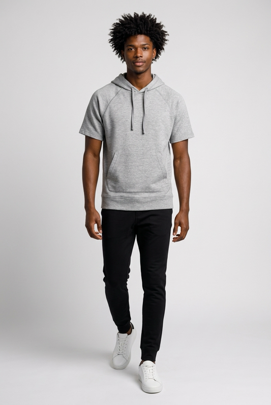 Short Sleeve Hoodie | Tri-Blend Pullover
