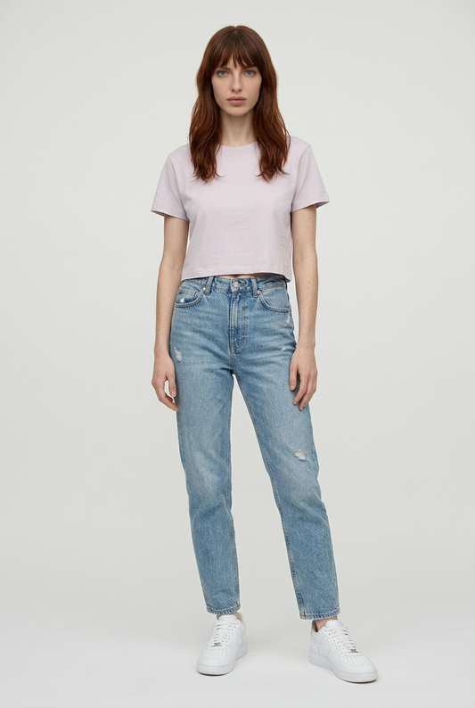 Street Crop Tee | Cropped Cotton T-Shirt