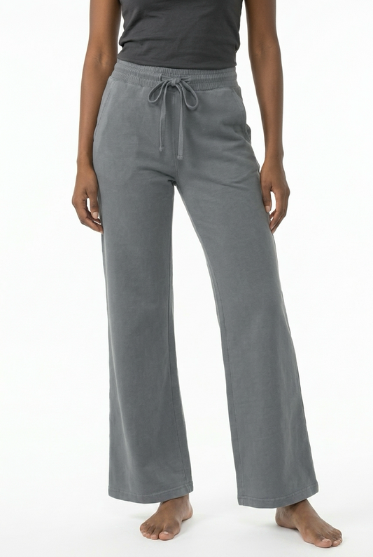 Vintage Wash Flared Sweatpants