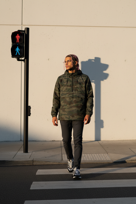 Forest Camo Anorak Jacket