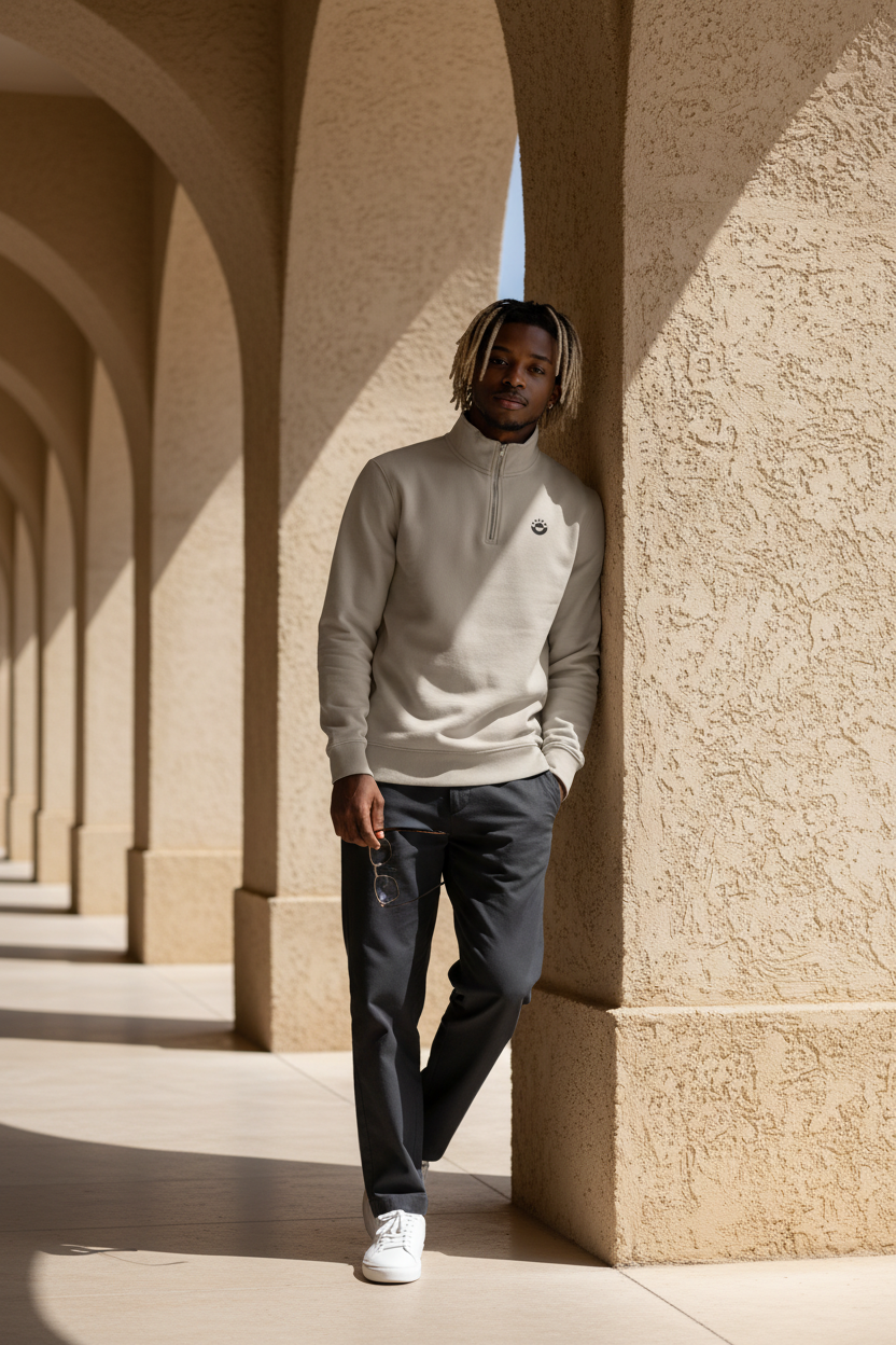 Midweight Quarter Zip Pullover