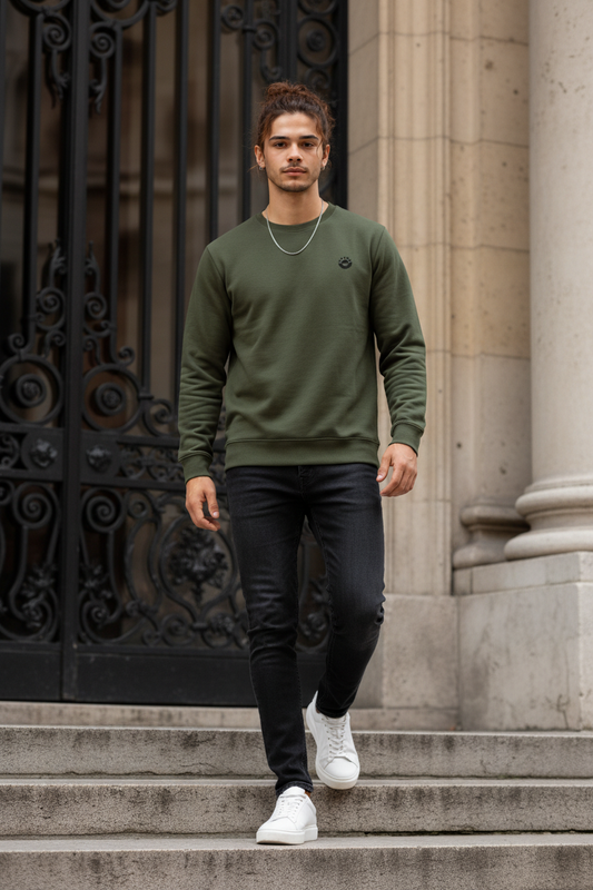 Crewneck Pocket Sweatshirt