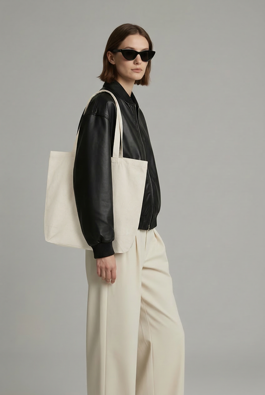 Jumbo Tote Bag | Minimal Tote
