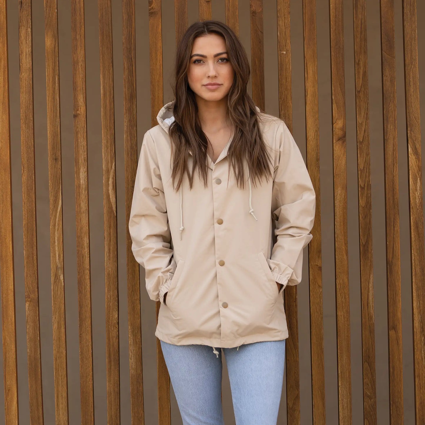 CHROMA REPUBLIC™ Water-Resistant Hooded Windbreaker