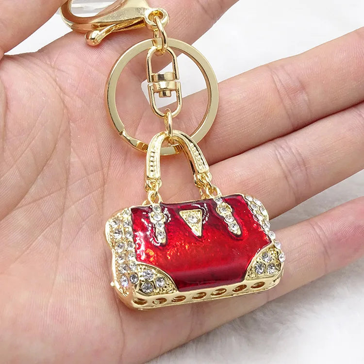 Cute Handbag Shape Keychain Women Bag