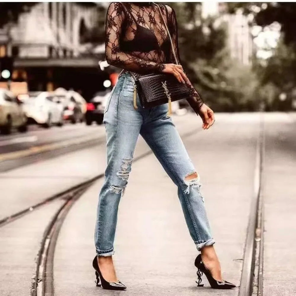 Women's High Heels in Wedge Shape