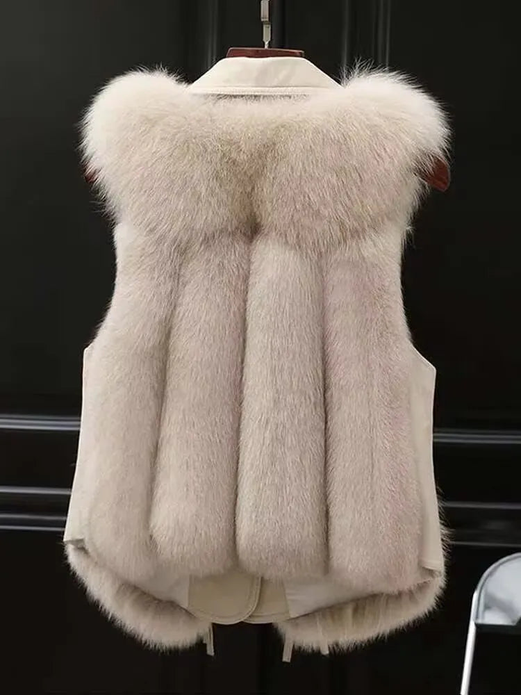 Faux Fur Plush Vest