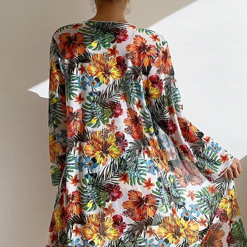 Tropical Bloom 3-Piece Bikini Set