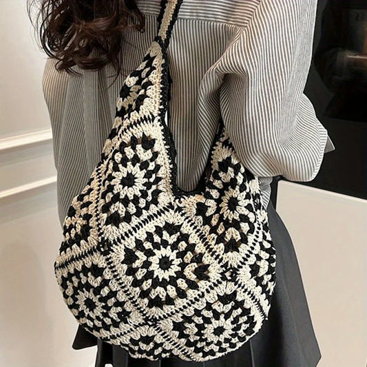 Retro Hand-woven Tote Bag