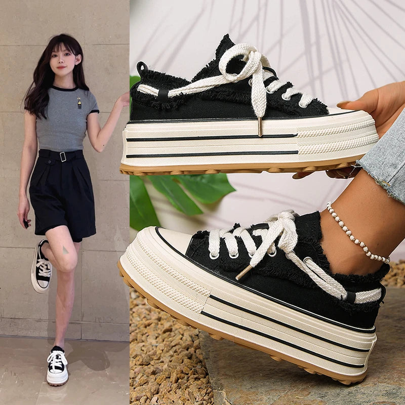 Lace Canvas Sneakers