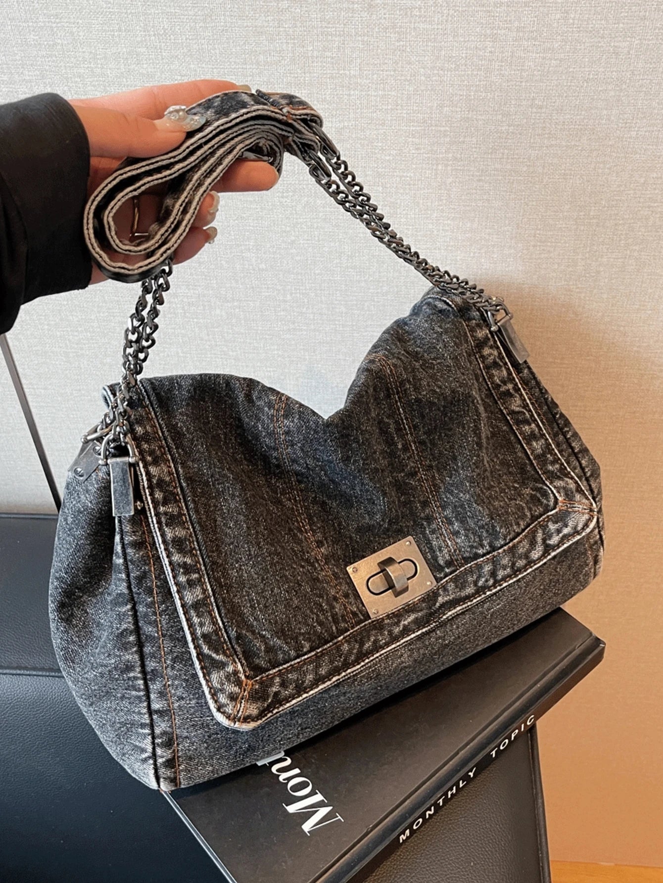 Denim Tote Bag