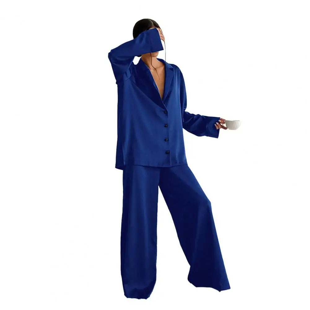 Women's Relaxed Long Sleeve Lounge Set