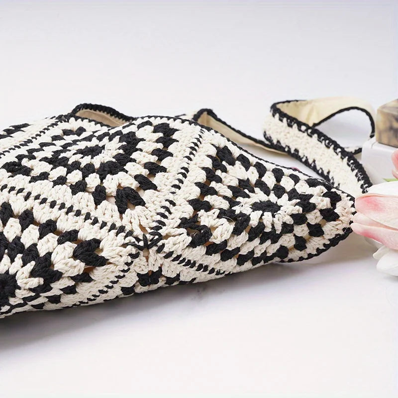 Retro Hand-woven Tote Bag