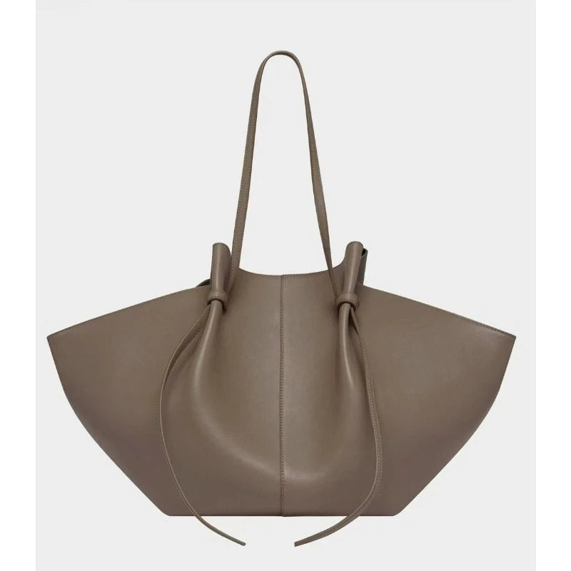 Luxury suede/genuine leather women's handbag