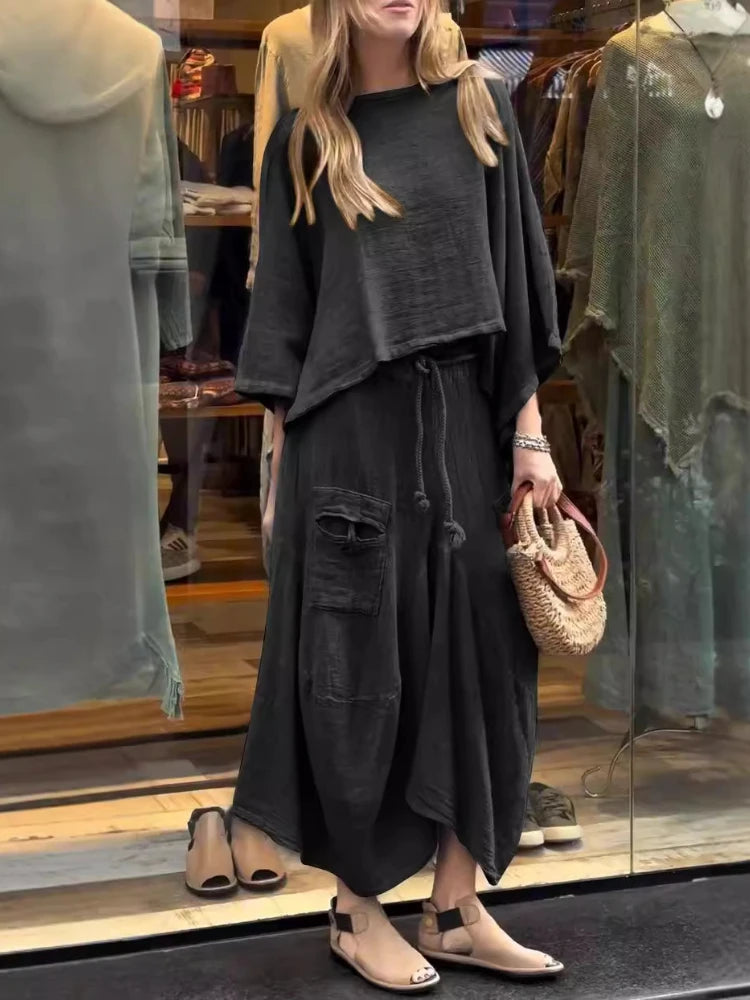 Loose Skirt Two-piece Set