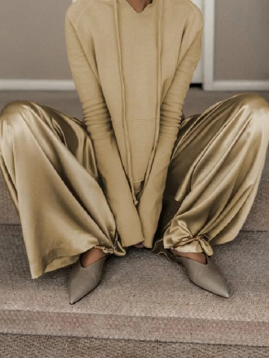 Loose Fit Casual Two-piece Sets for Women