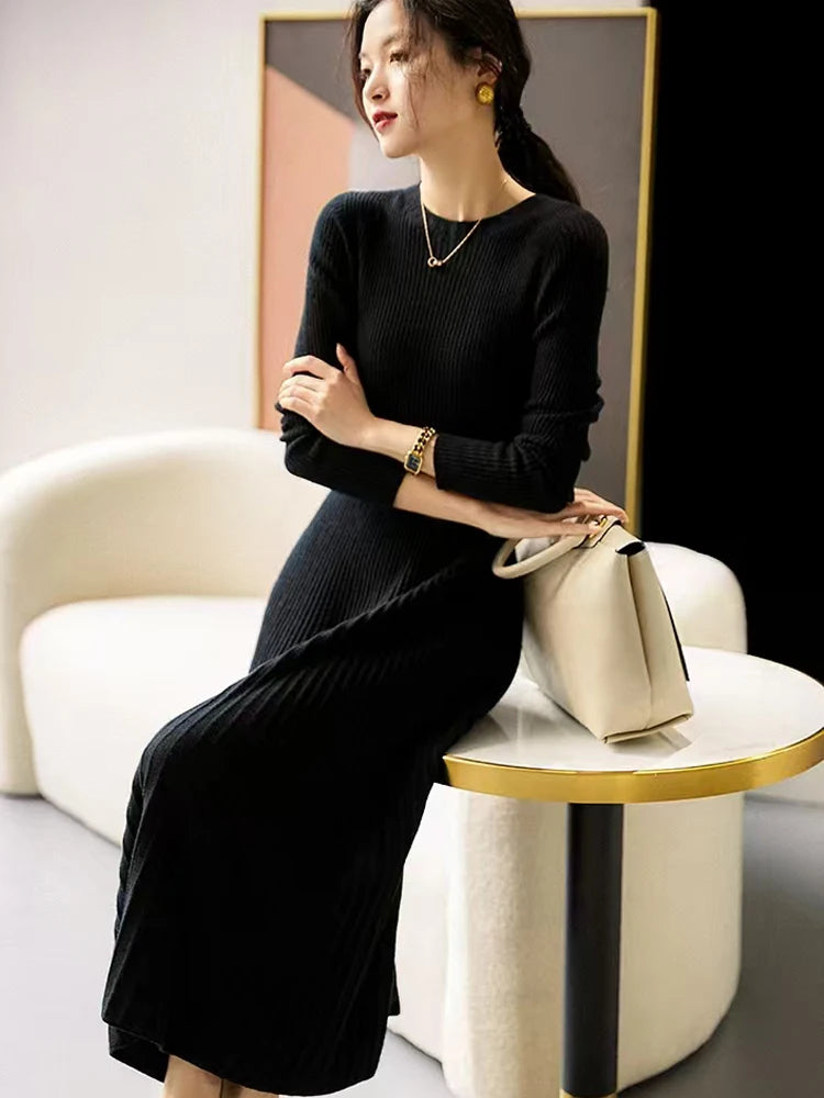 Basic Long Sleeve Dress